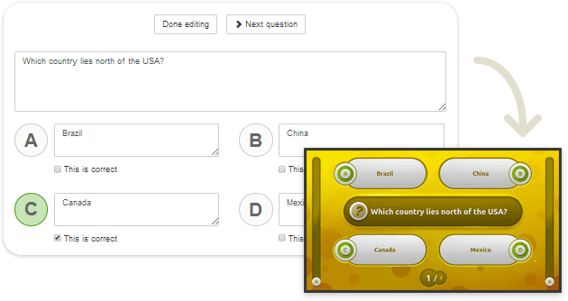 Create tests and play them with one click